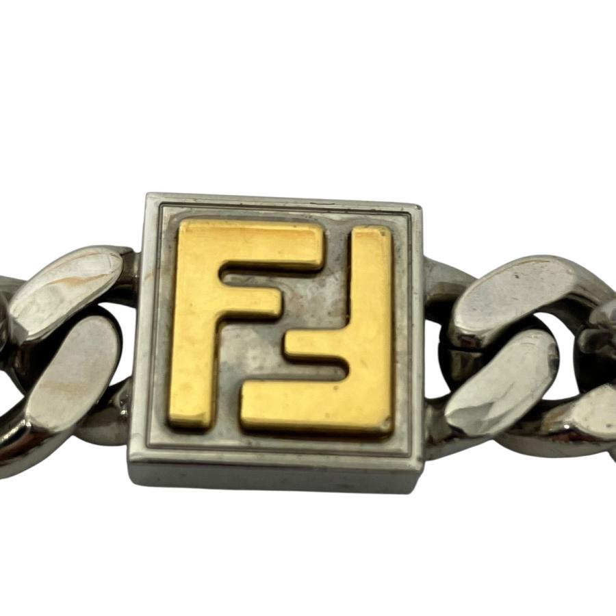 FENDI（フェンディ） FENDI FFロゴブレスレット シルバー