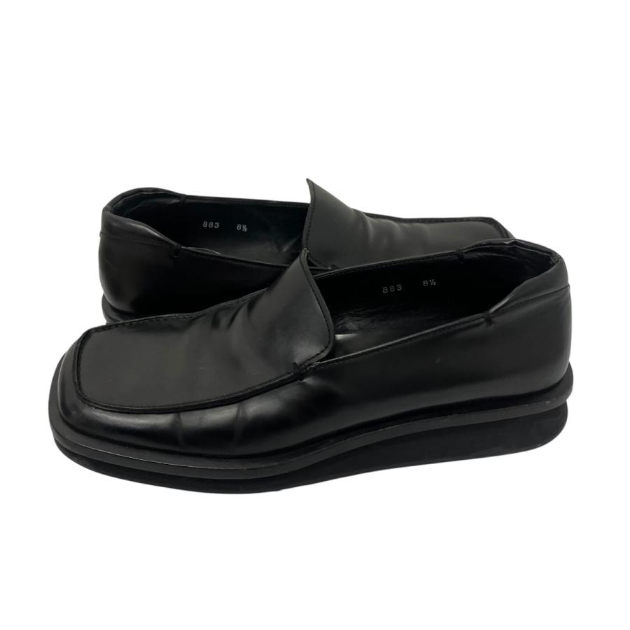 PRADA（プラダ） 【値下げ】PRADA スクエアトゥローファー ブラック 
