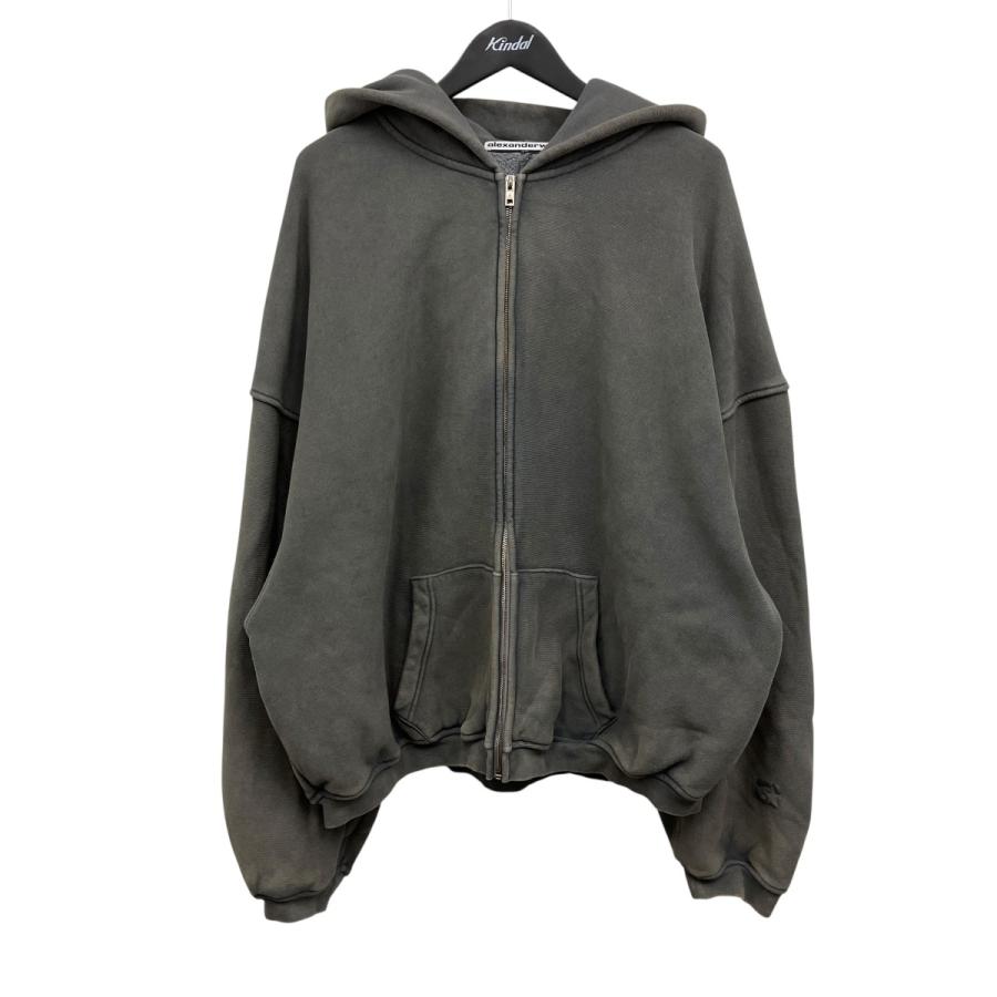 ア*～様 alexanderwang ジップアップフーディー グレー alexanderwang（アレキサンダー・ワン） ジップアップフーディ― グレー