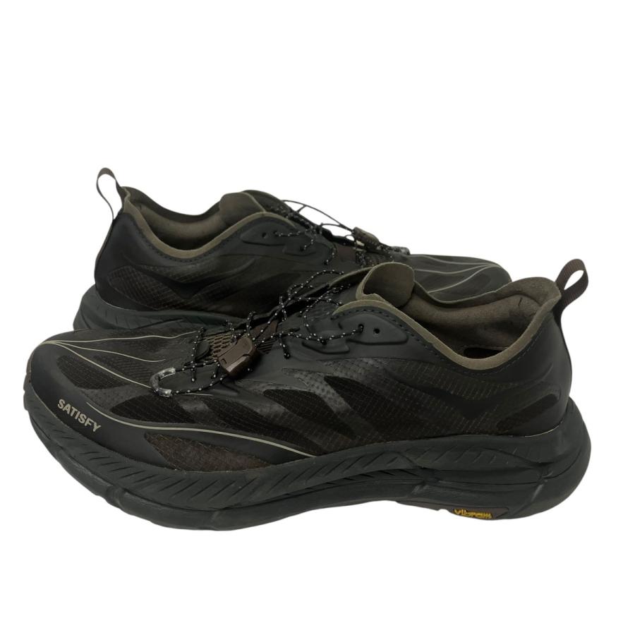 未使用【HOKA】×【SATISFY】マファテ・スピード4 ライト黒27cm 値下げ】HOKA×SATISFY Mafate Speed 4 Lite ローカットスニーカー