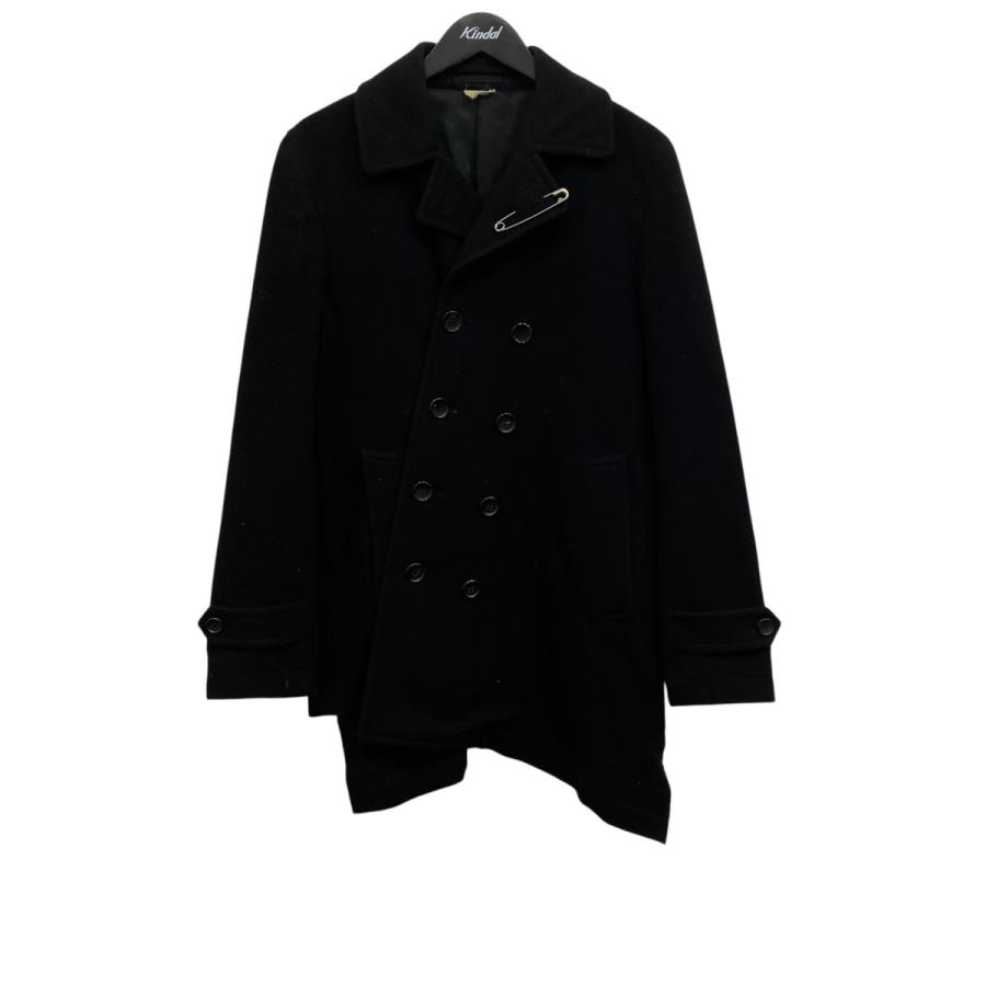 ギャルソン オム プリュス Pコート ブラック COMME des GARCONS HOMME PLUS 【値下げ】COMME 捻じれ デザイン