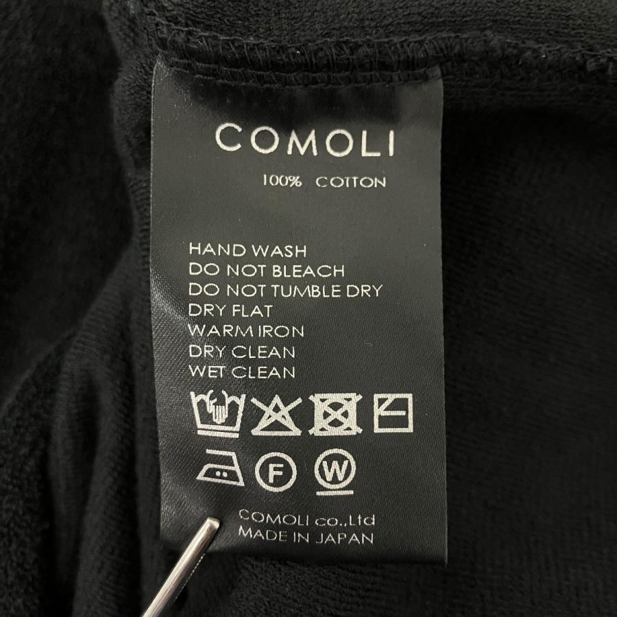 COMOLI（コモリ） パイルスキッパーシャツ ブラック サイズ：3