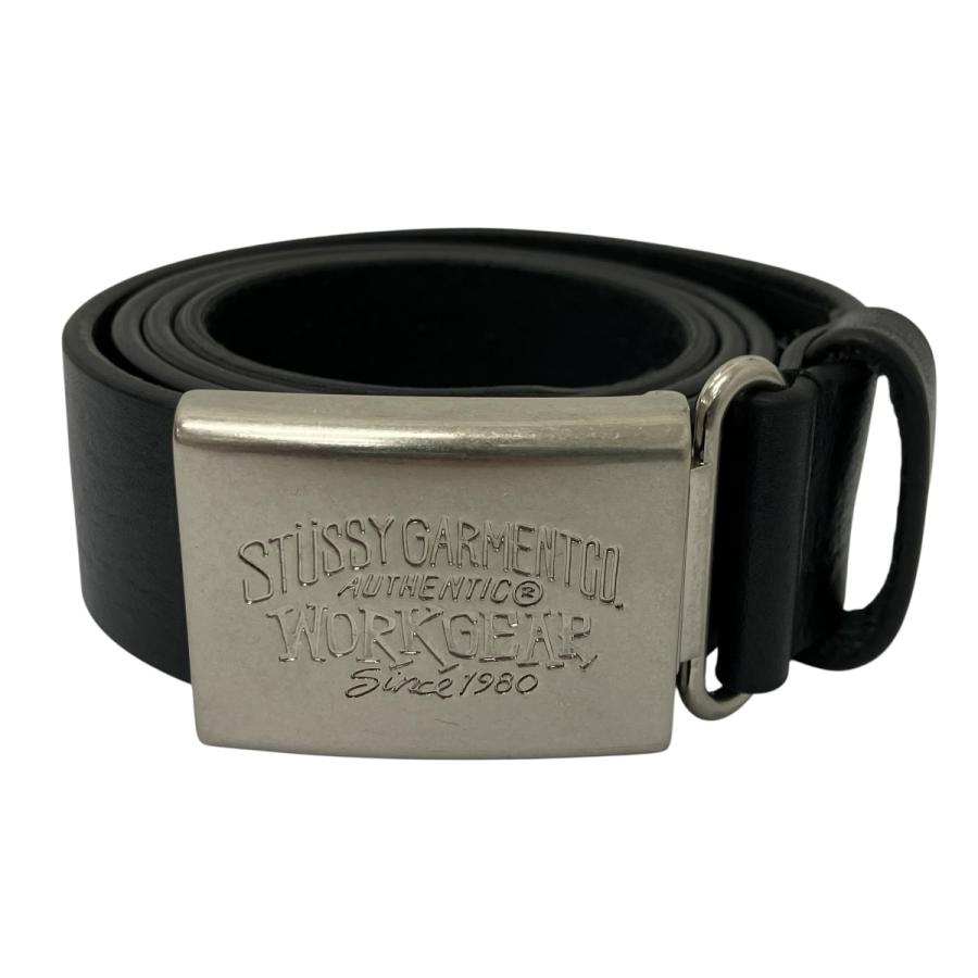 STUSSY（ステューシー） stussy WORKGEAR BUCKLE BELT カウレザー