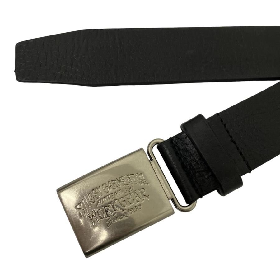 STUSSY（ステューシー） stussy WORKGEAR BUCKLE BELT カウレザー