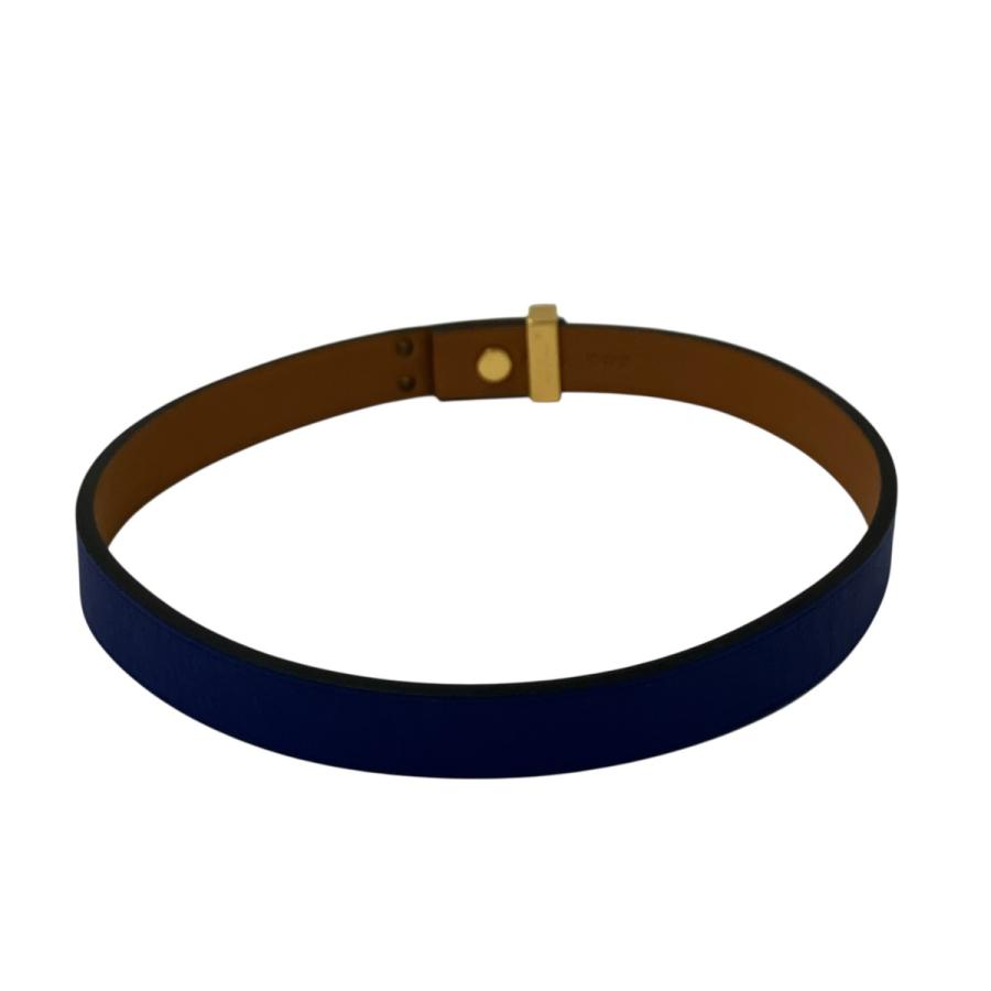 HERMES（エルメス） レザーブレスレット ブルー サイズ