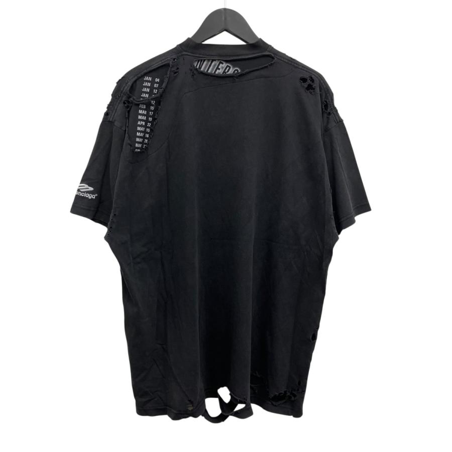 BALENCIAGA（バレンシアガ） デストロイ加工Tシャツ グレー サイズ：1 