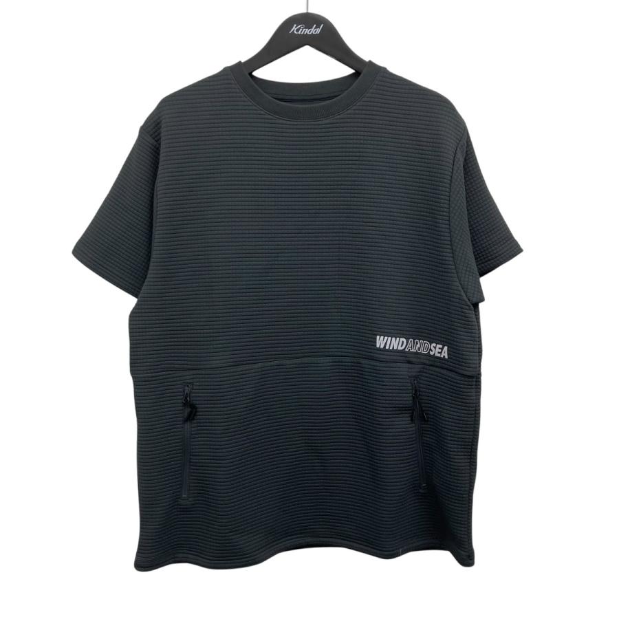 WIND AND SEA（ウィンダンシー） ナイロンTシャツ グレー サイズ：M