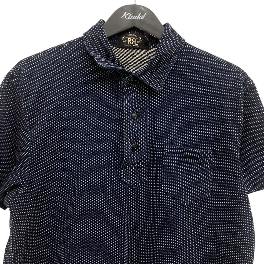 RRL バーズアイ ドット柄 ポロシャツ XS ラルフローレン RRL Ralph Lauren（ダブルアールエル） 【値下げ】RRL バーズアイ