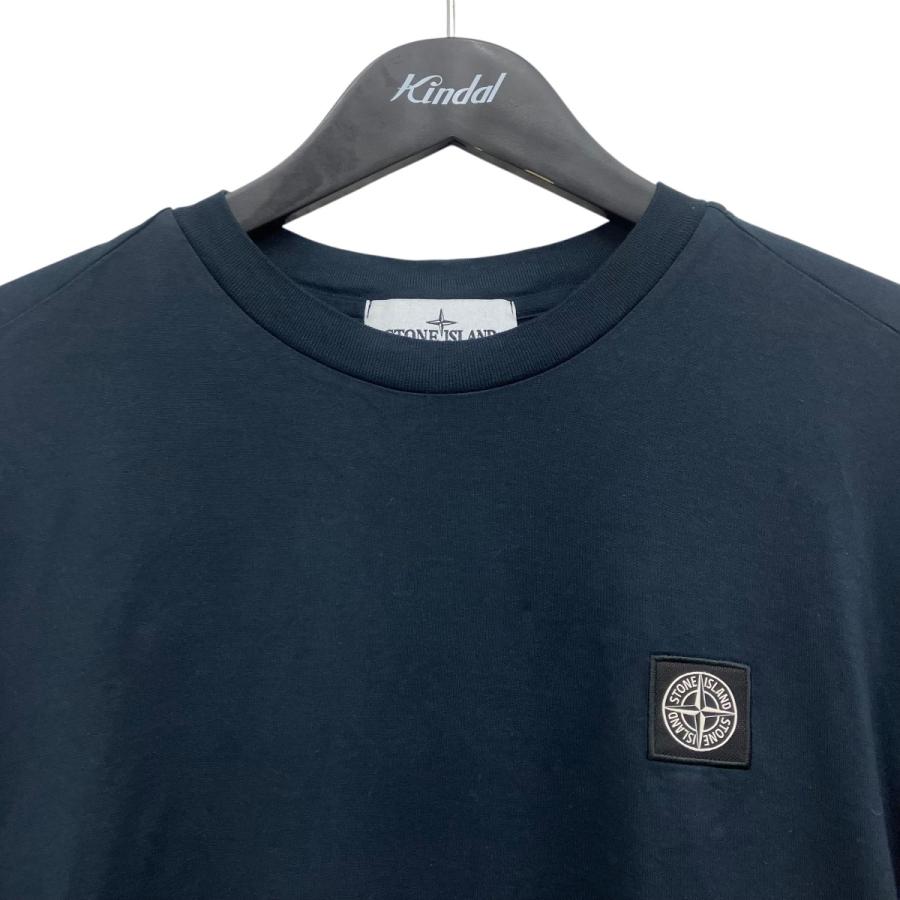 ストーンアイランド 紺Tシャツ STONE ISLAND（ストーン アイランド） 長袖Tシャツ ネイビー サイズ：M