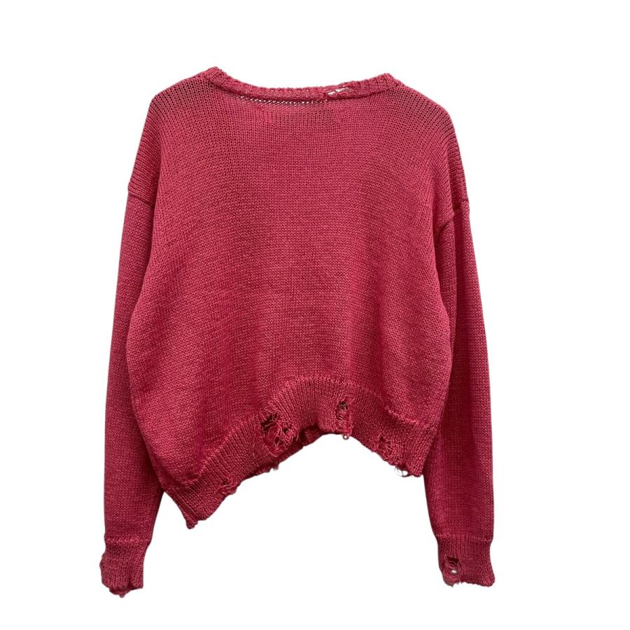 SIIILON シーロン SIIILON Grunge airy knit cardigan ダメージ加工