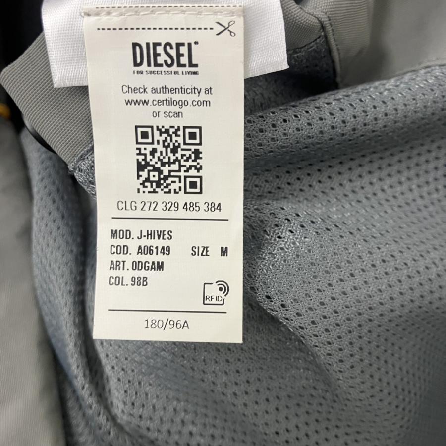 DIESEL（ディーゼル） ナイロンジャケット グレー サイズ：M