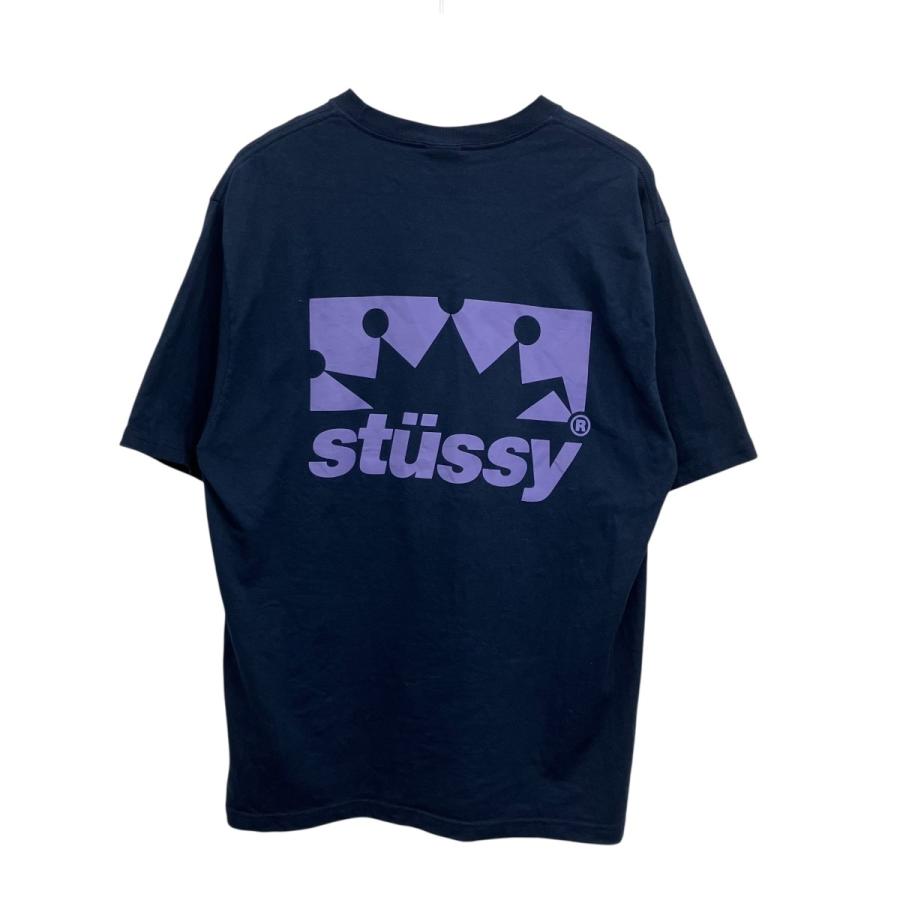 STUSSY（ステューシー） プリントTシャツ ネイビー サイズ：L 