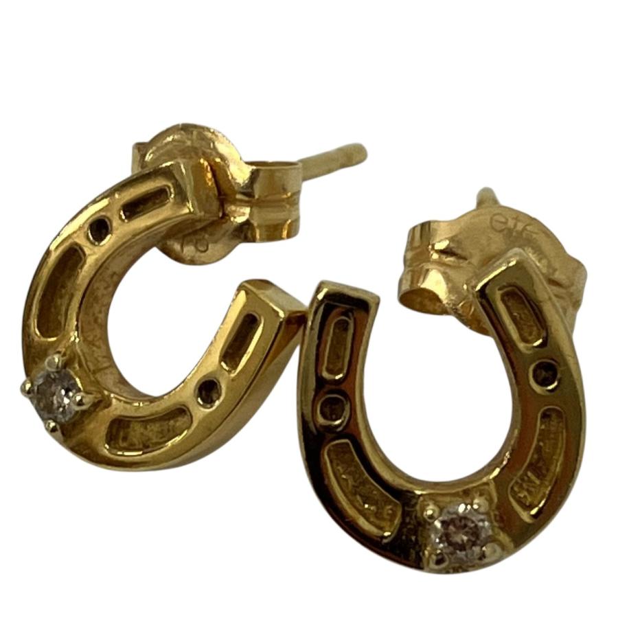 ete ホースシュー ピアス 両耳用 イエローゴールド ete（エテ） 【値下げ】ete ホースシューピアス ゴールド サイズ