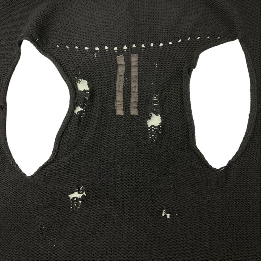Rick Owens（リック・オウエンス） ダメージ加工ニットカーディガン
