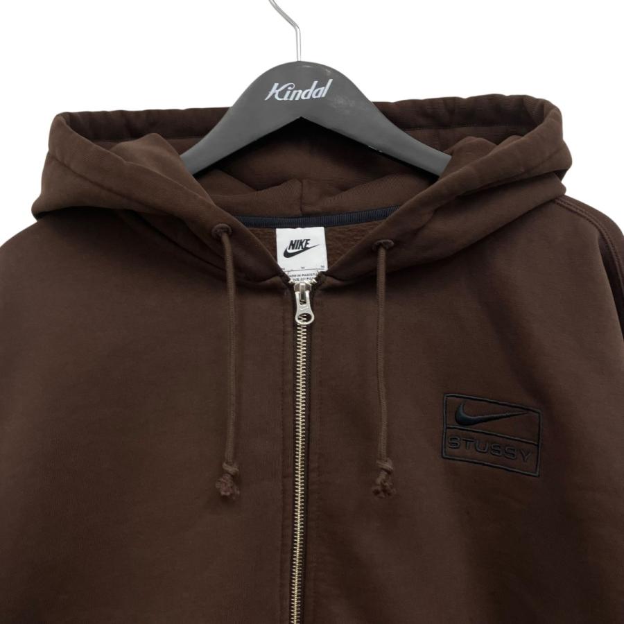ナイキ ステューシー ジップ パーカー ブラウン US STUSSY（ステューシー） ステューシー×ナイキ stussy×NIKE ジップ