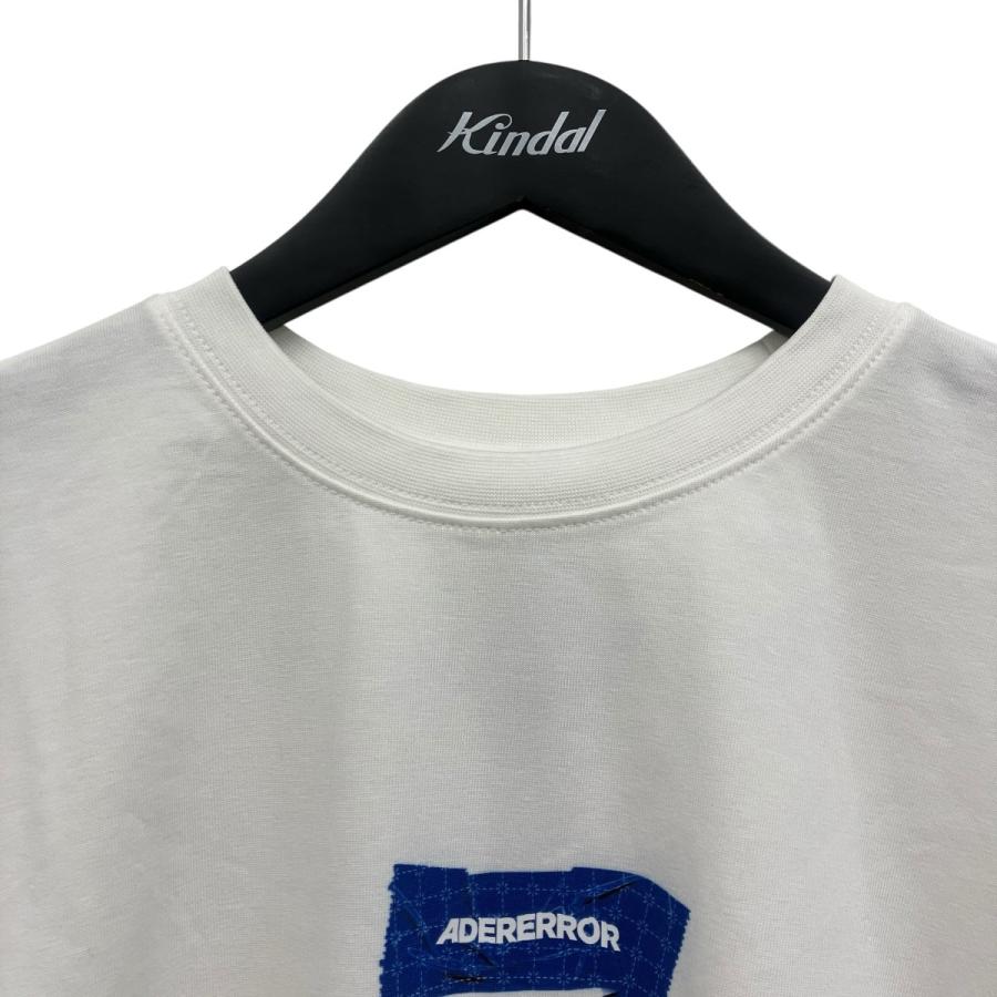 ADER error（アーダーエラー） プリントTシャツ ホワイト サイズ：L