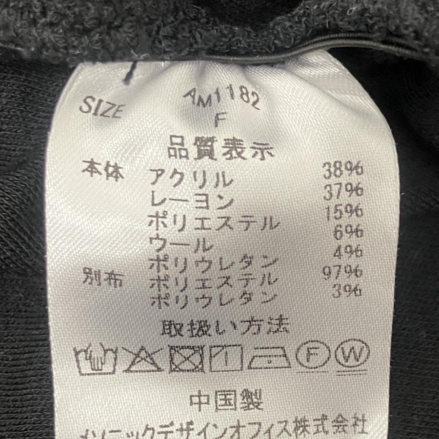 アンドマリー ANDMARY チェック柄ドッキングトップス ブラック サイズ