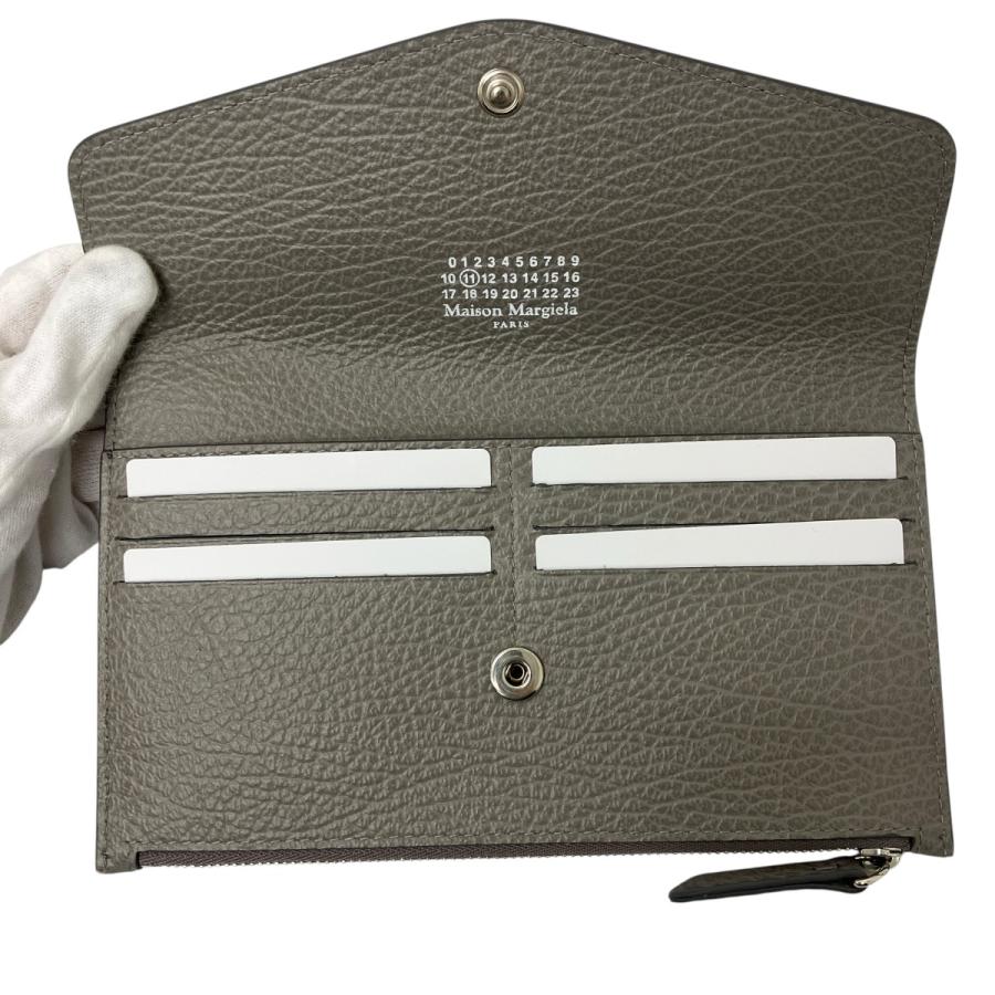 Maison Margiela（メゾンマルジェラ） ジップ長財布 グレー サイズ