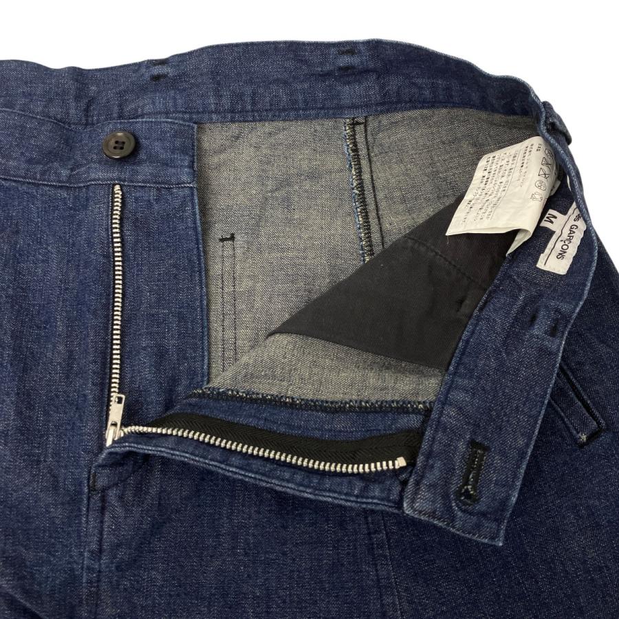 5088【極美品】コムデギャルソン サルエルパンツ クロップドパンツ デニム S COMME des GARCONS（コムデギャルソン） サルエルショートデニムパンツ