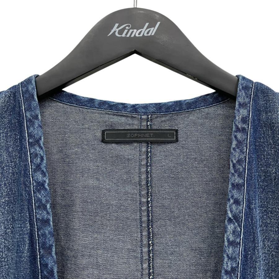 SOPHNET.（ソフネット） 19SSDENIM LONG SHIRT CARDIGAN デニム
