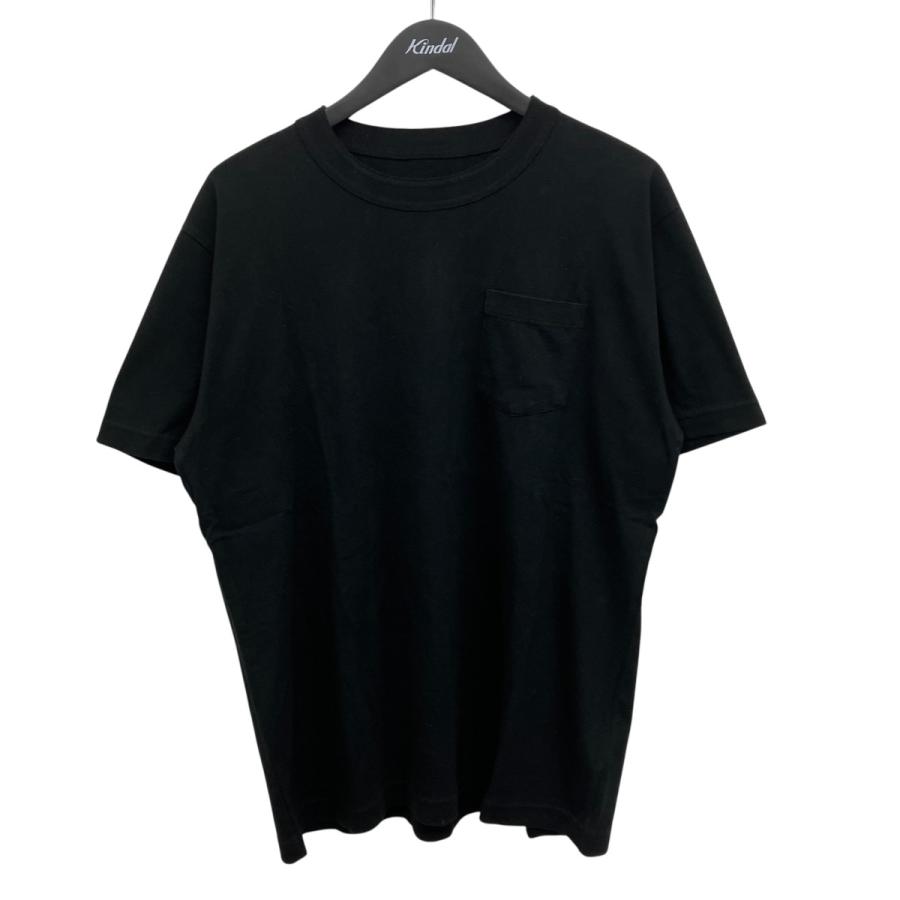 サカイ　黒 半袖Tシャツ ポケット付き sacai（サカイ） ポケットTシャツ ブラック サイズ：2 : カインドオル