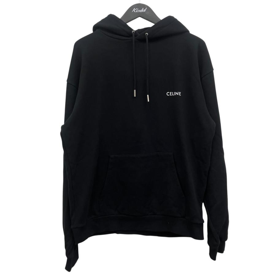 CELINE　セリーヌ　パーカー　XL ブラック　黒 CELINE（セリーヌ） プルオーバーパーカー ブラック サイズ：L