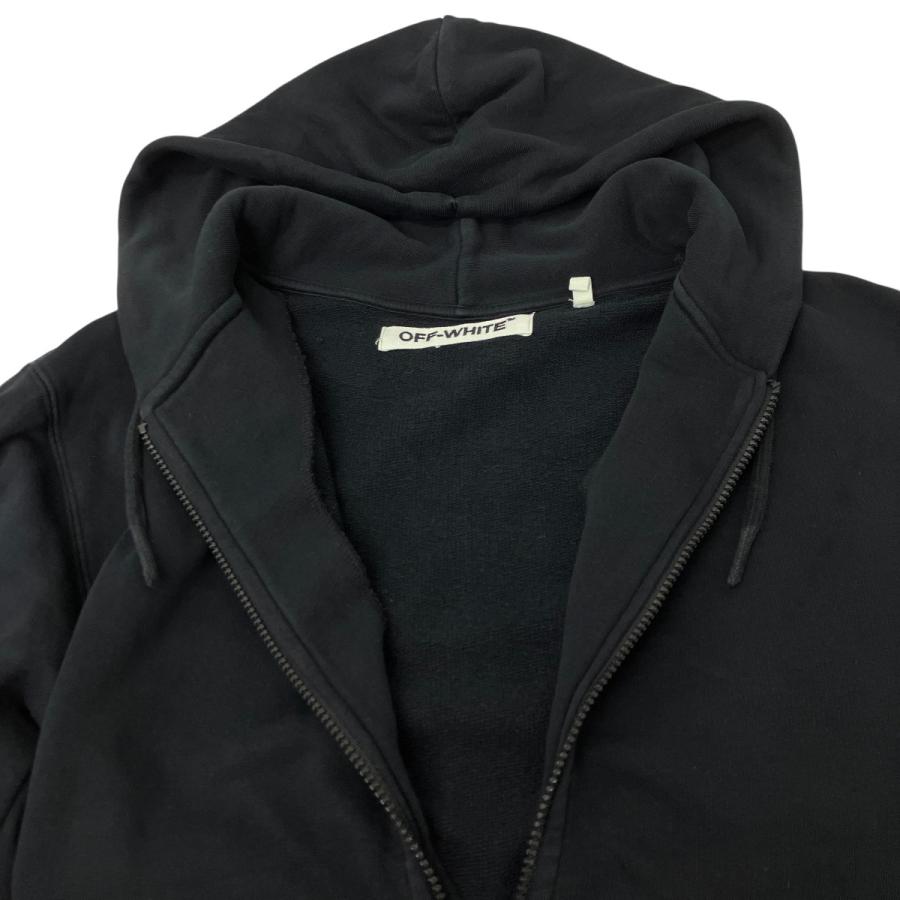 off white（オフホワイト） ジップパーカー ブラック サイズ：XS