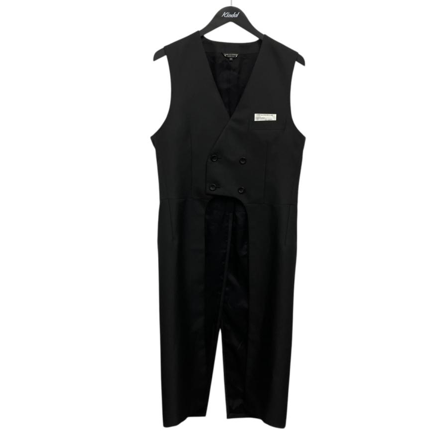 COMME des GARÇONS HOMME PLUS ブラックベスト COMME des GARCONS HOMME PLUS コムデギャルソンオムプリュス ロング