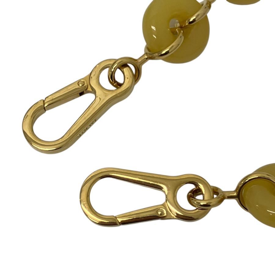 LOEWE ロエベ ロゴ ショルダーストラップ　イエロー LOEWE（ロエベ） ショルダーストラップ イエロー サイズ