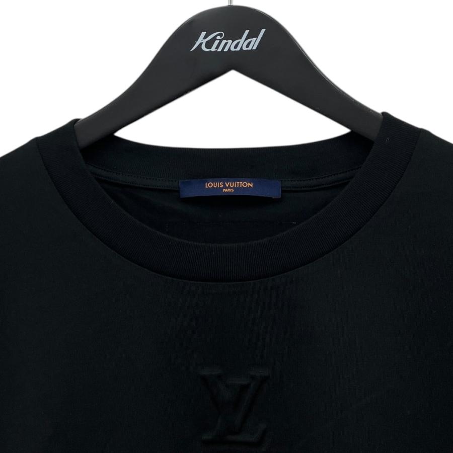 LOUIS VUITTON（ルイ・ヴィトン） エンボスLVロゴTシャツ ブラック