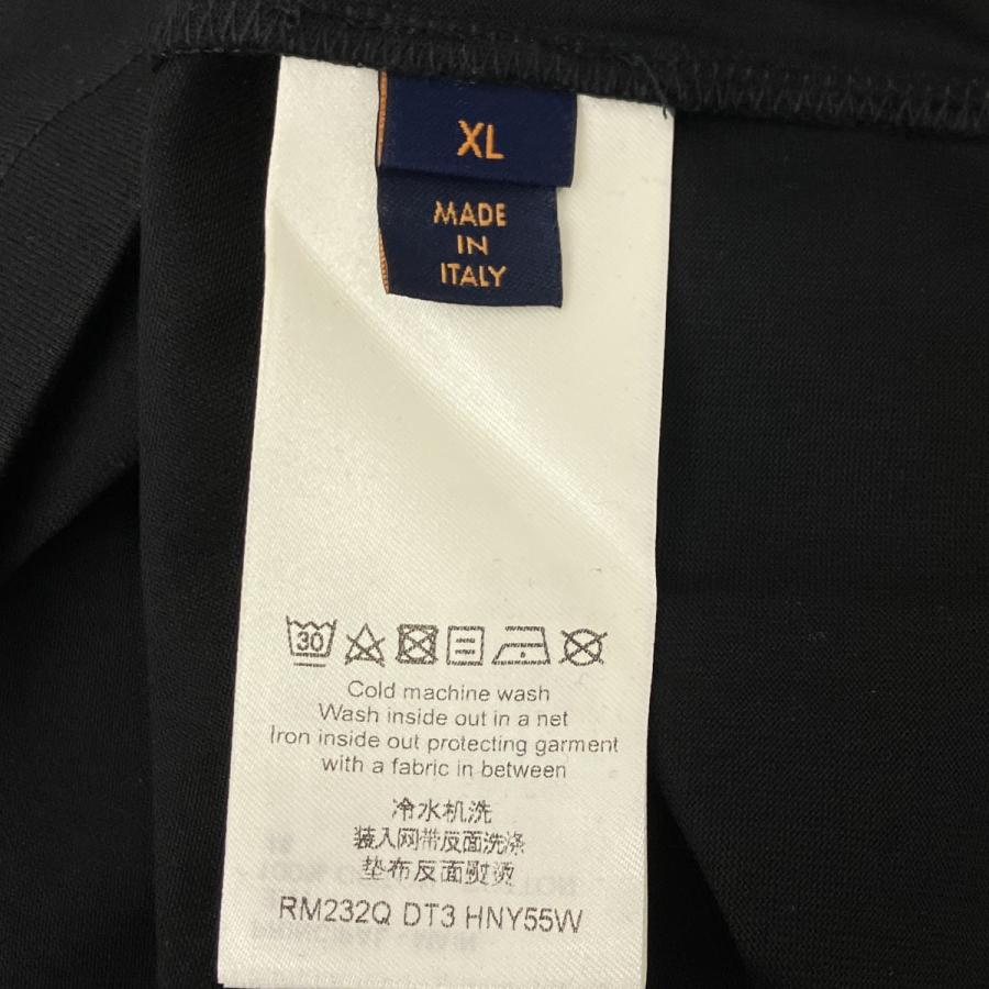 LOUIS VUITTON（ルイ・ヴィトン） エンボスLVロゴTシャツ ブラック