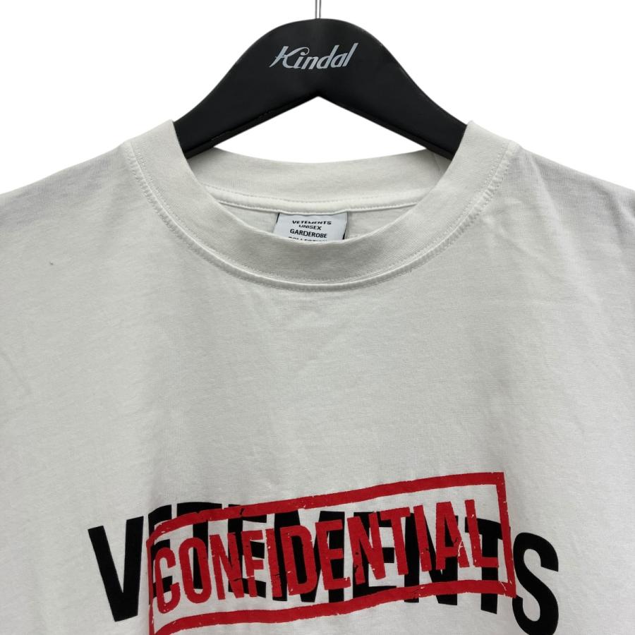 ヴェトモン VETEMENTS プリントTシャツ ホワイト サイズ：XS