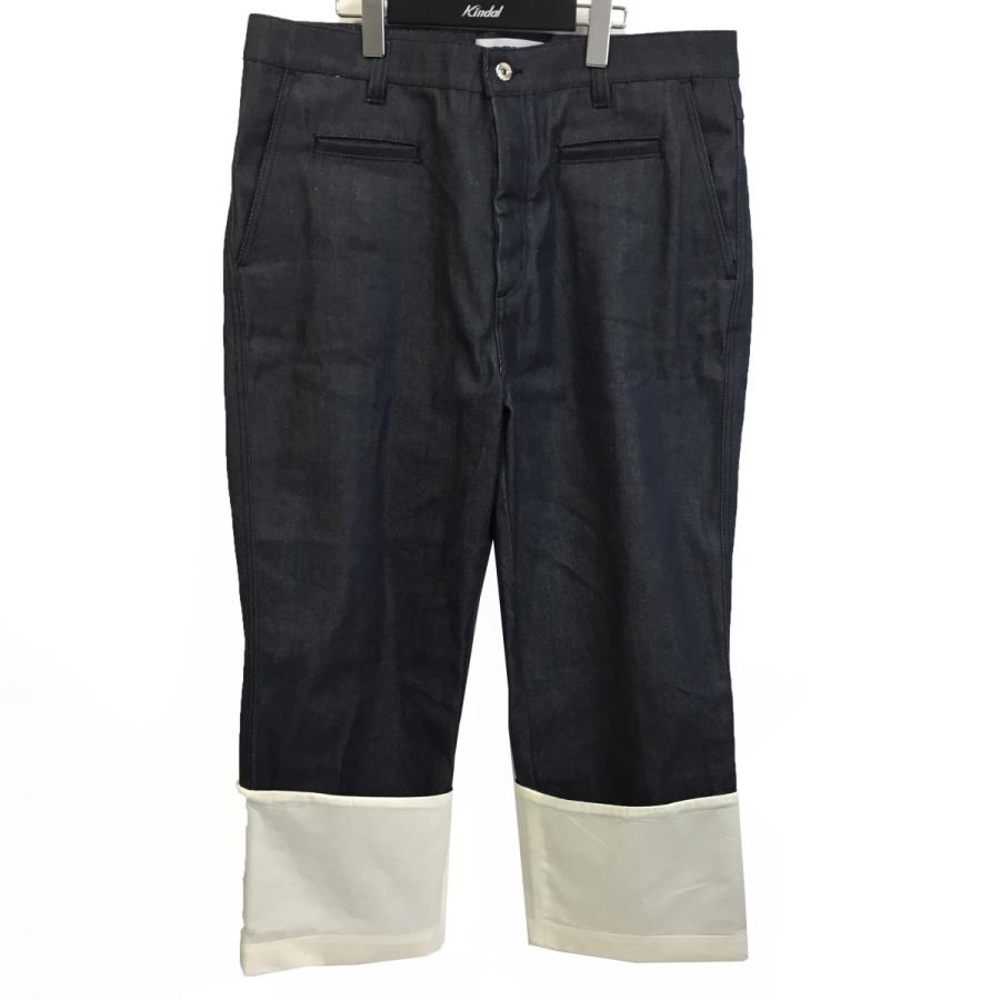 メーカー直売 2102 銀座店 サイズ 52 インディゴ フィッシャーマンデニムパンツ Loewe Mens J ロエベ ボトムス パンツ Www Mohanvilaas Com