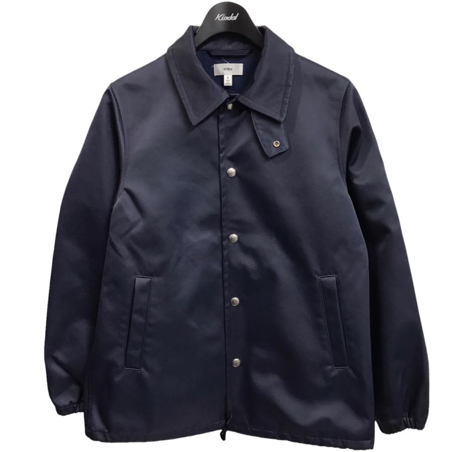 HYKE コーチジャケット ネイビー サイズ:3 (銀座店) 220405 HYKE コーチジャケット ネイビー サイズ:3 (銀座店) 220405