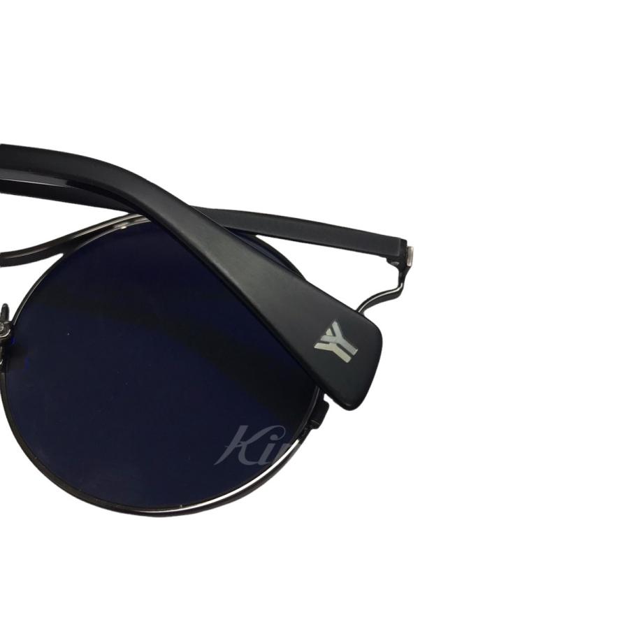 Yohji Yamamoto YOHJI YAMAMOTO YY7014 サングラス ネイビー×ブラック 