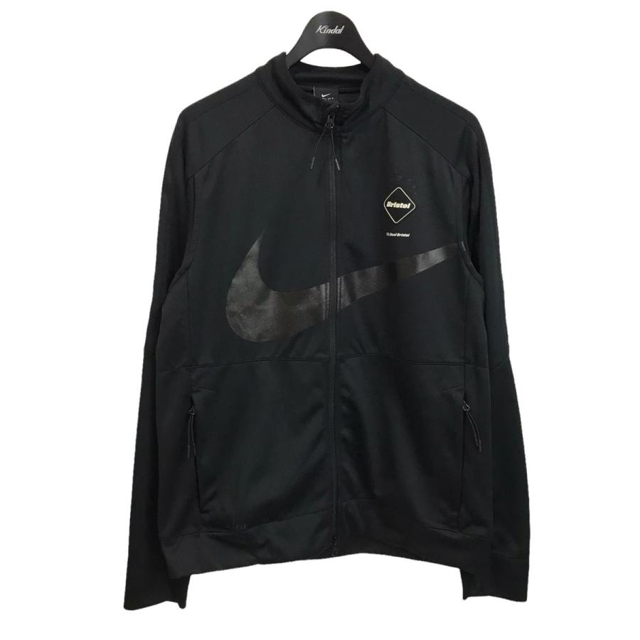 FCRB NIKE ビッグスウッシュ DRI-FIT PDK ジャケット 黒 M F.C.R.B. NIKE DRI-FIT PDK JACKET