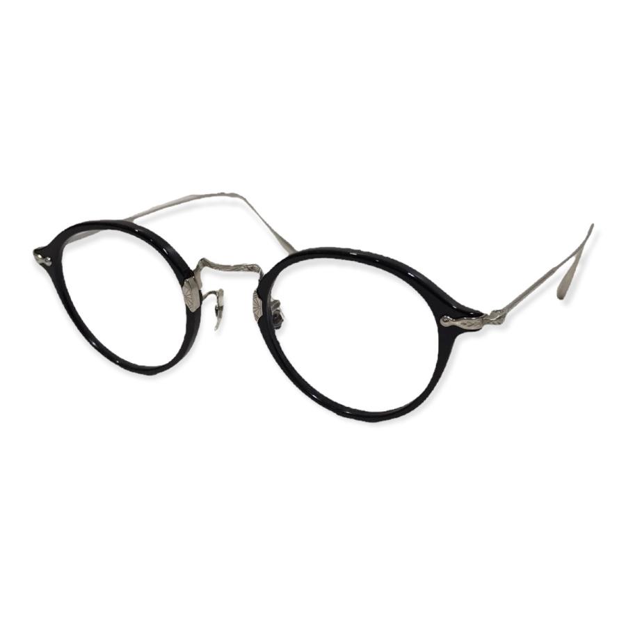 値下げ】OLIVER PEOPLES 「Garson」 眼鏡 ブラック×シルバー サイズ 