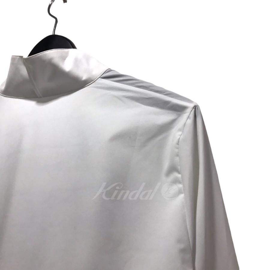 スノーブルー cccmalie バルーンスリーブ長袖ブラウス ホワイト サイズ