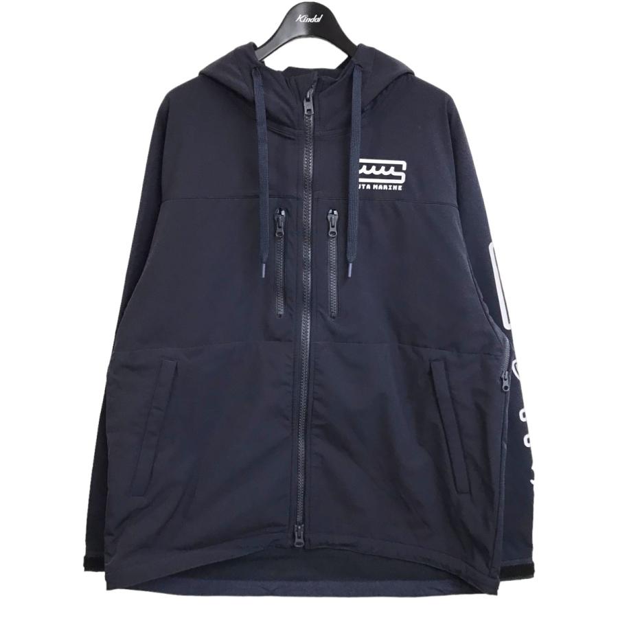 値下げ】muta MARINE 「3LAYER ボンディングパーカー」ZIPUPジャケット 