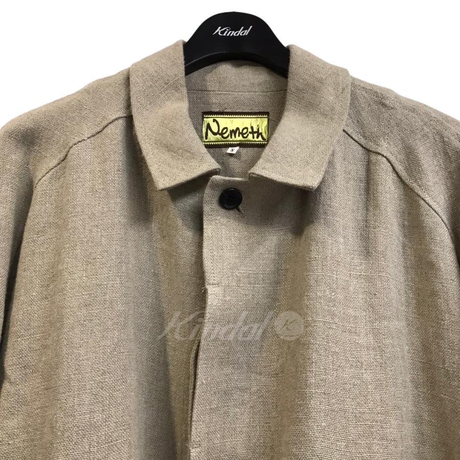超安い】【超安い】ネメス Nemeth バックプリントリネンジャケット