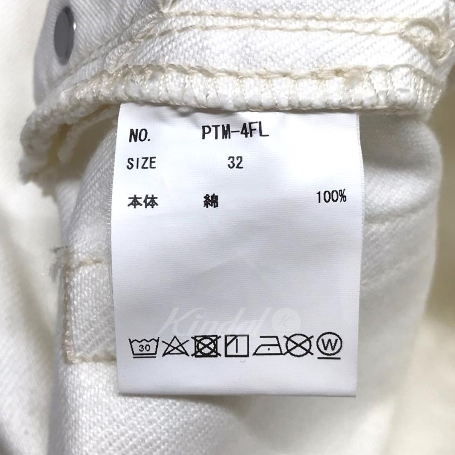 値下げ】CIOTA スピンコットン13．5ozフレアデニムパンツ ホワイト ciota デニム フレア size30