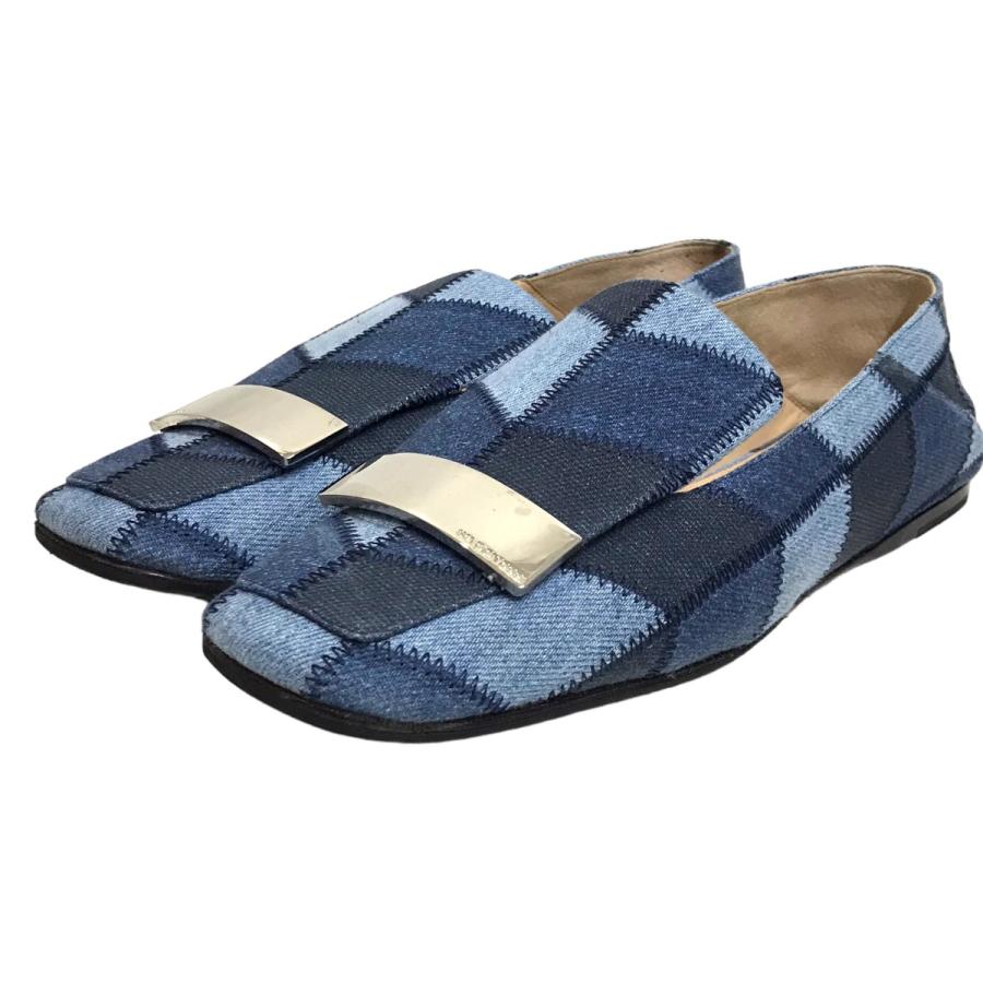 Sergio Rossi sr1 フラットサンダル 36 23cm Sergio Rossi(セルジオ