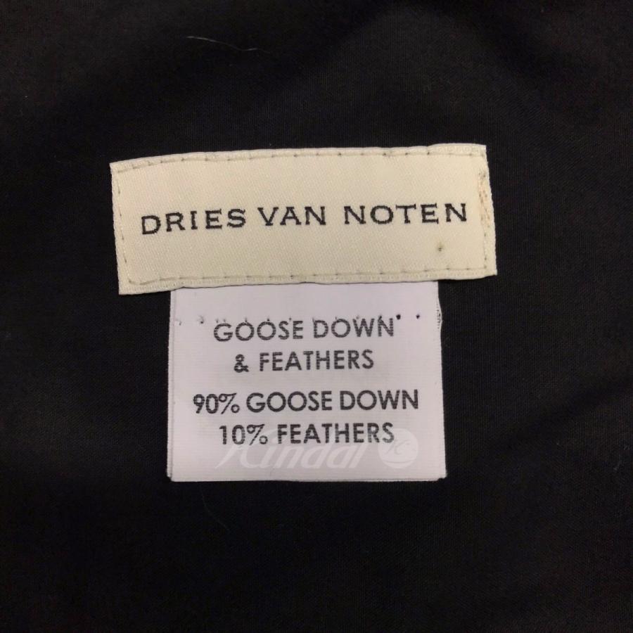 DRIES VAN NOTEN ドリスヴァンノッテン ダウンマフラー ブラック DRIES VAN NOTEN ドリスヴァンノッテン ダウンマフラー ブラック