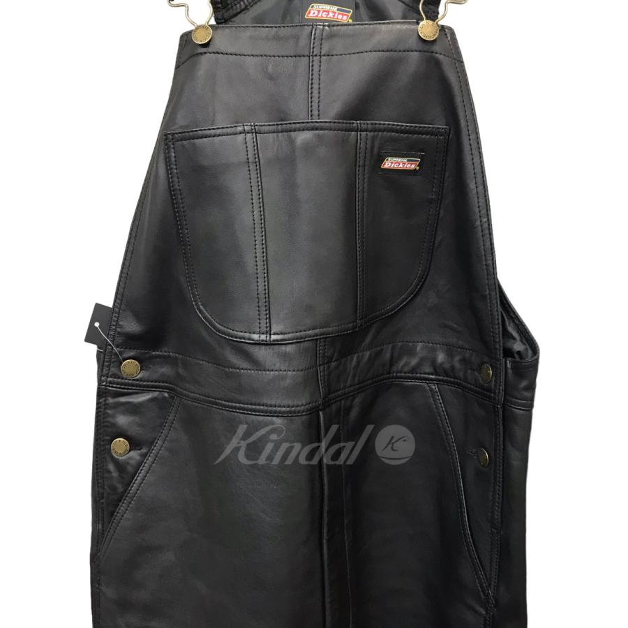 【値下げ】Supreme×Dickies 23AW「Leather Overalls」レザーオーバーオール ブラック サイズ:S (銀座店) 【値下げ】Supreme×Dickies 23AW「Leather Overalls」レザーオーバーオール ブラック サイズ:S (銀座店)