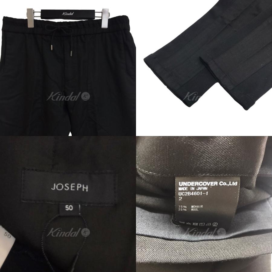 JOSEPH 【値下げ】JOSEPH 23AW リブ切替イージーパンツ ブラック 