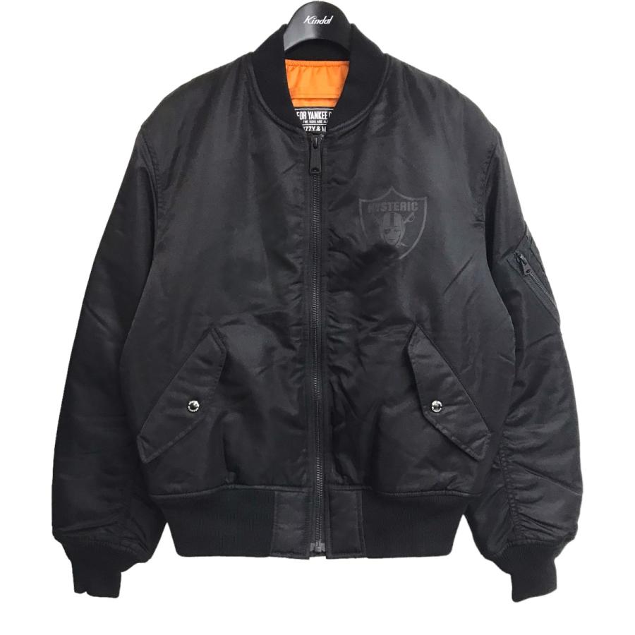 HYSTERIC GLAMOUR★MA-1ジャケット HYSTERIC GLAMOUR ブラック MA-1ジャケット M 【公式通販】