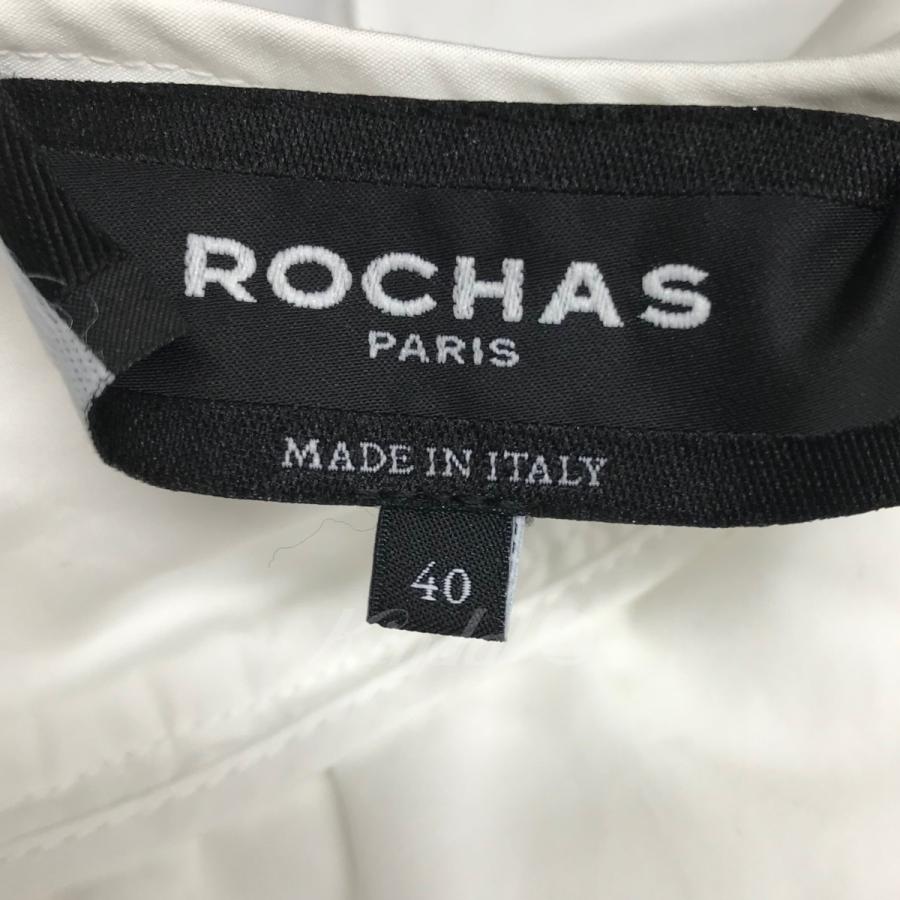 【値下げ】ROCHAS フリルショルダーブラウス ホワイト サイズ：40 (銀座店)｜kindal｜08