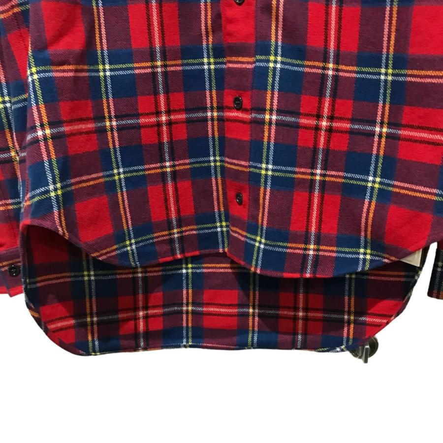 GUCCI 【値下げ】GUCCI スカンクパッチチェックシャツ 720960 レッド 
