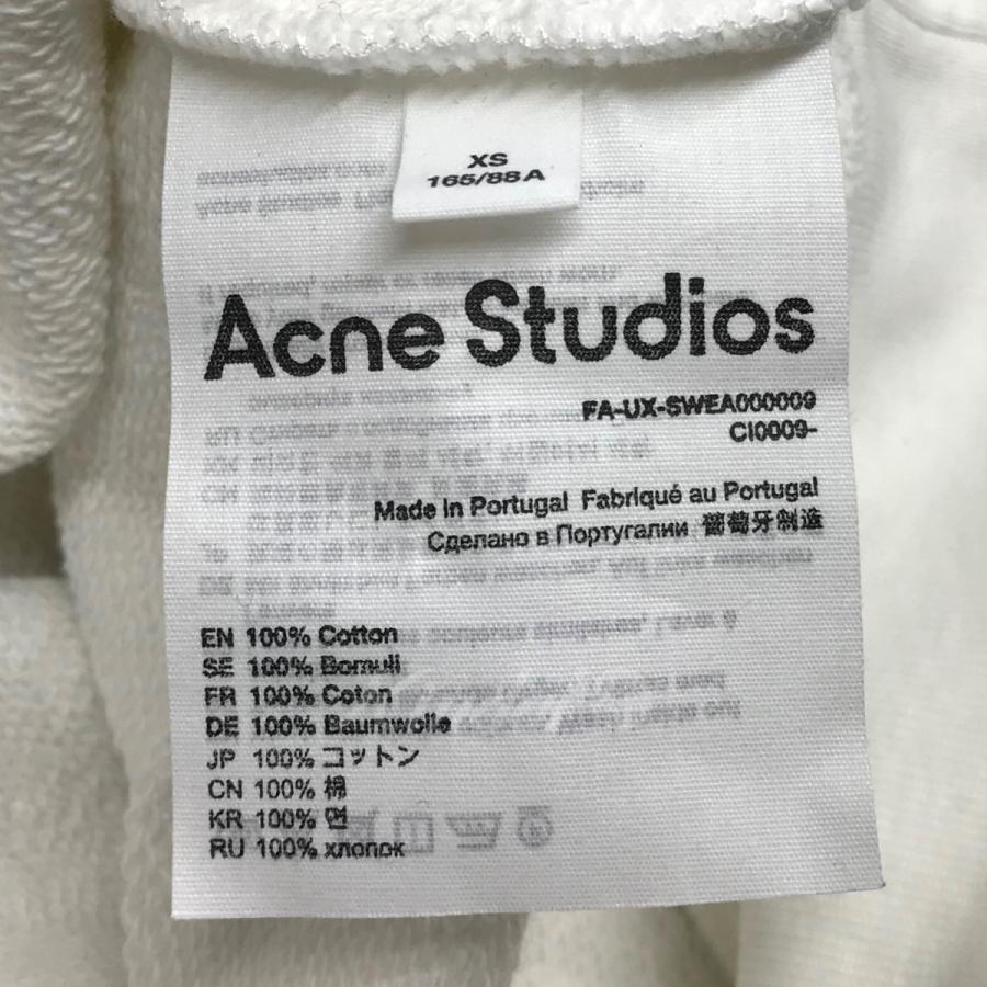 アクネストゥディオズ ACNE STUDIOS プルオーバーパーカー FA-UX-SWEA000009 ホワイト サイズ：XS｜kindal｜09