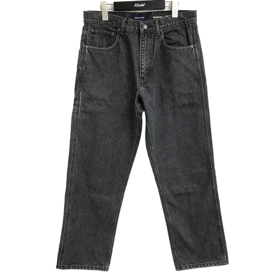 ディセンダント DESCENDANT ワイドデニムパンツ ブラック サイズ：1  